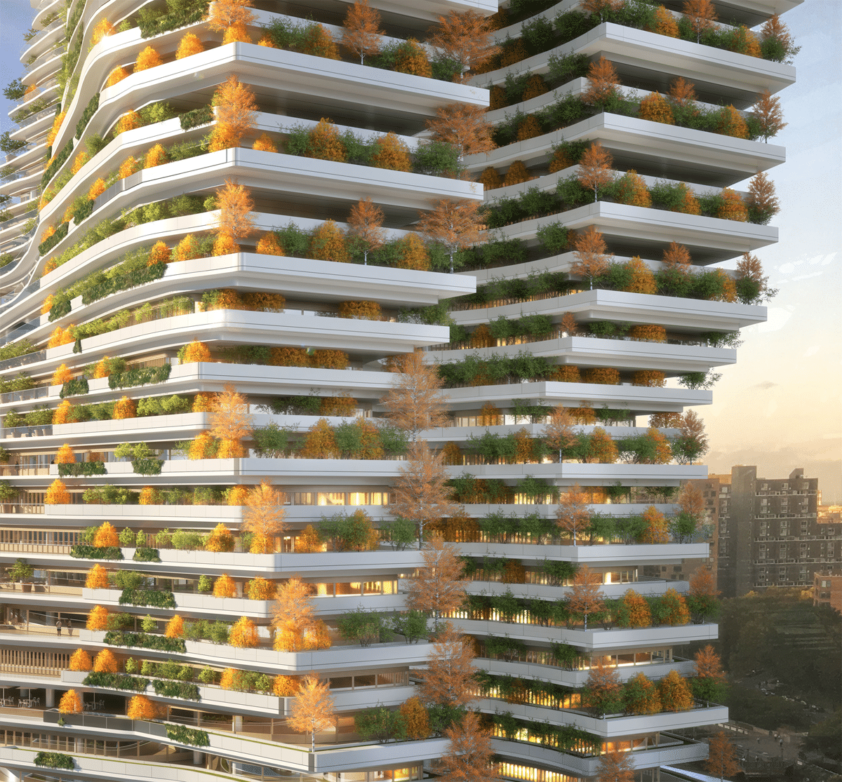 Фотография: Архитекторы представили концепт самого высокого здания в Нью-Йорке, способного поглощать углерод №5 - BigPicture.ru