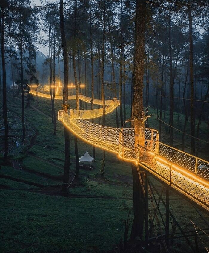 Фотография: Путешествуем онлайн: самый волшебный мост в Индонезии №2 - BigPicture.ru