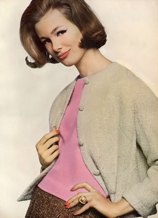 35 потрясающих фото классической модели Моник Шевалье 1950-х и 60-х годов