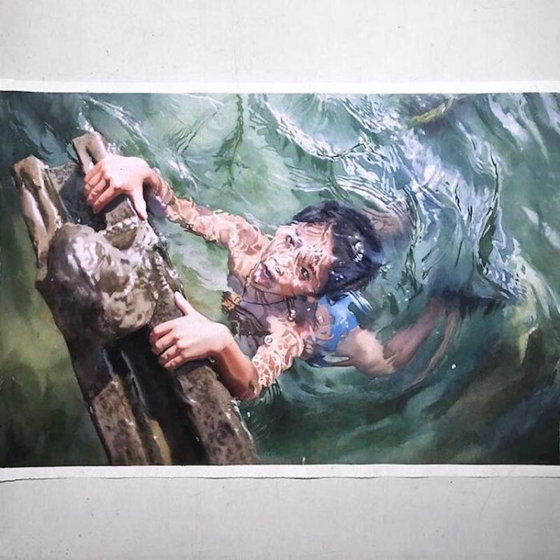 Фотография: 27 потрясающе реалистичных картин акварелью от художника Маркоса Беккари №5 - BigPicture.ru