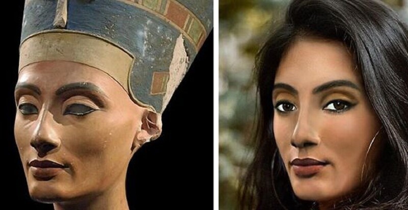 Фотография: Как выглядели бы в наши дни Нефертити, Бетховен и другие исторические личности №1 - BigPicture.ru