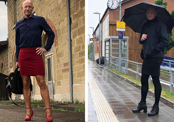 Марк на шпильках: многодетный инженер из Германии обожает юбки и каблуки