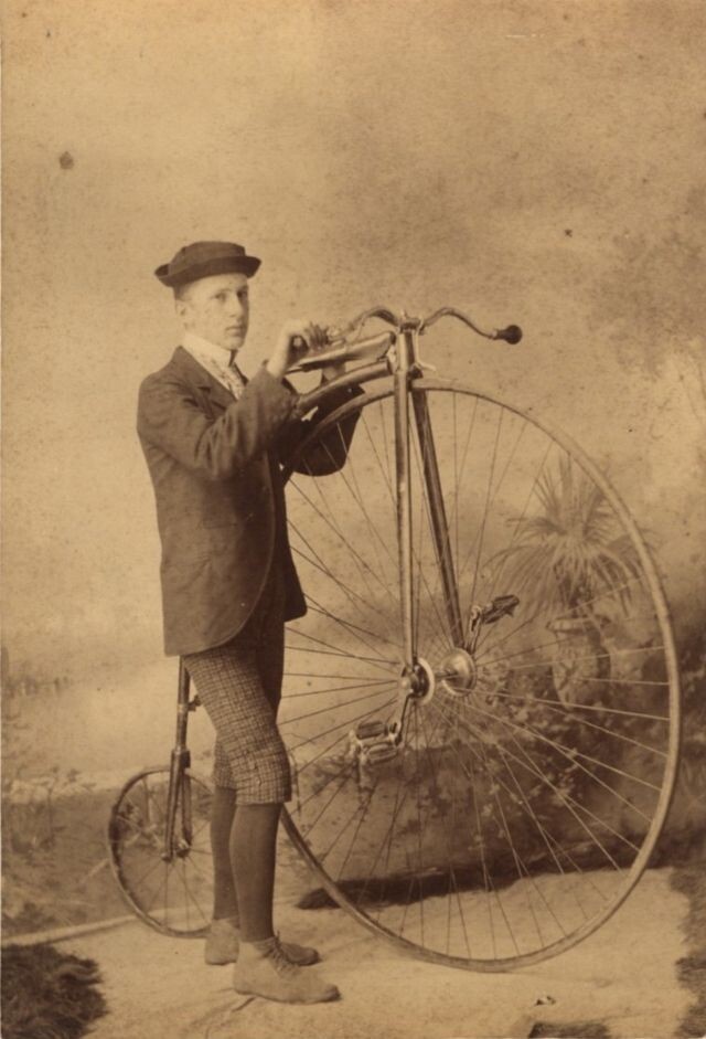 Фотография: История велосипеда: Пенни-фартинг, или Высокое колесо №17 - BigPicture.ru