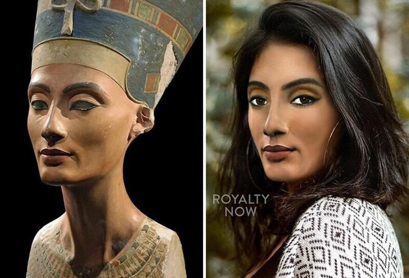 Фотография: Как выглядели бы в наши дни Нефертити, Бетховен и другие исторические личности №26 - BigPicture.ru