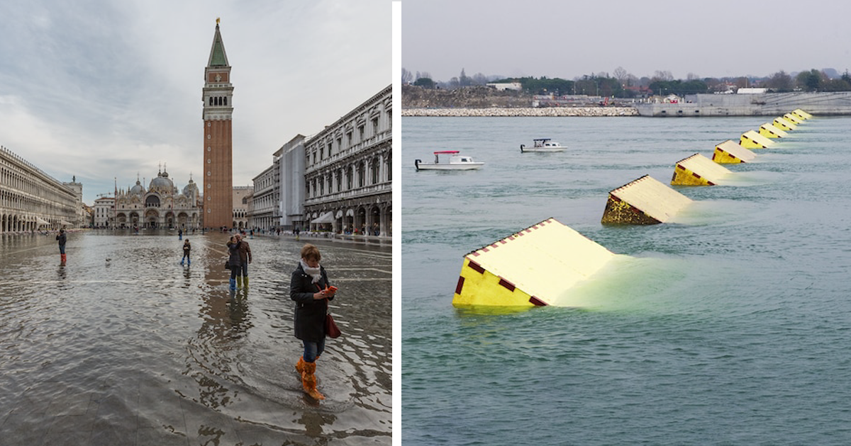 Фотография: Новая технология может спасти Венецию от наводнений в будущем №1 - BigPicture.ru