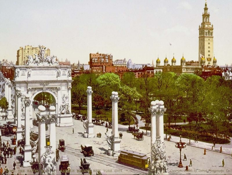Сказочные фотохромы Нью-Йорка 1900-х годов