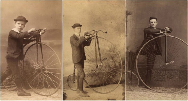 Фотография: История велосипеда: Пенни-фартинг, или Высокое колесо №1 - BigPicture.ru