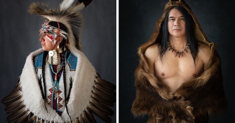 Фотография: 16 невероятных портретов американских индейцев в ритуальных костюмах №1 - BigPicture.ru