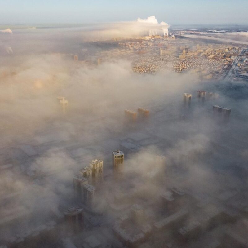 Фотография: Экстремальные морозы превратили Новосибирск в 