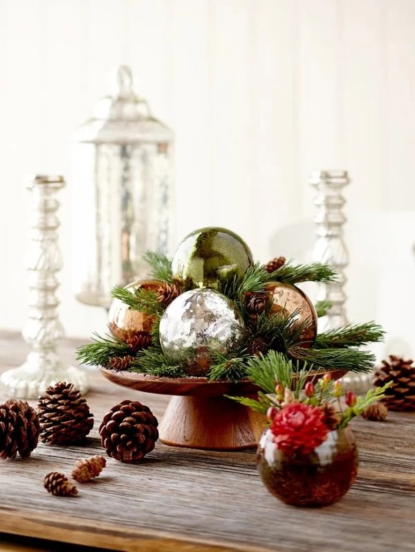 Фотография: Крутые идеи новогоднего декора из шишек и веток №4 - BigPicture.ru