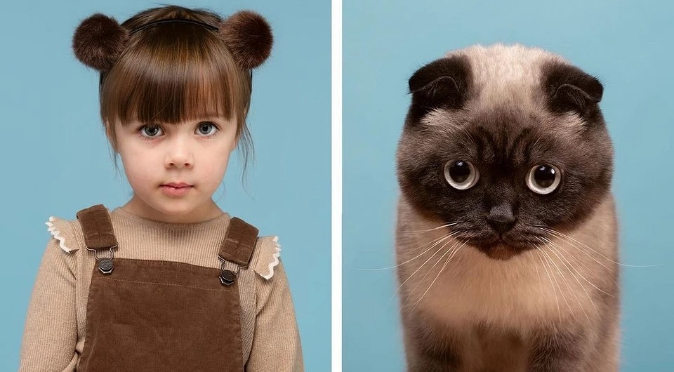 Фотография: Почти не отличить: фотограф показал, как похожи коты со своими хозяевами №15 - BigPicture.ru