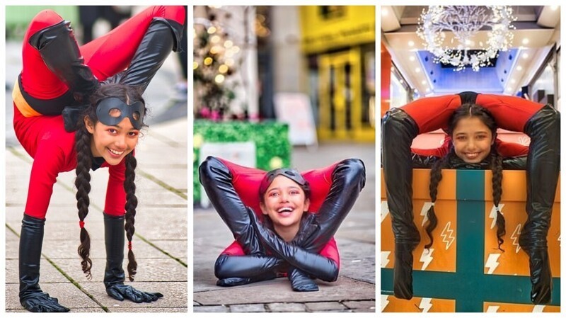 Фотография: Гуттаперчевая девочка: юная гимнастка, которая умеет складываться пополам №1 - BigPicture.ru