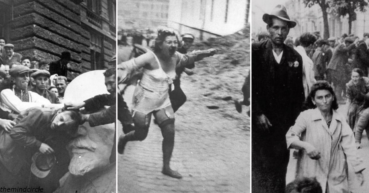 Фотография: 30 шокирующих фотографий львовских погромов 1941 года №1 - BigPicture.ru
