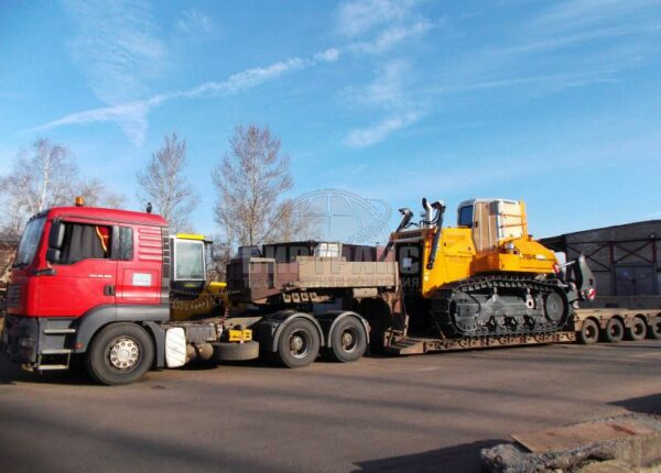 Особенности перевозки бульдозеров по автомобильным путям