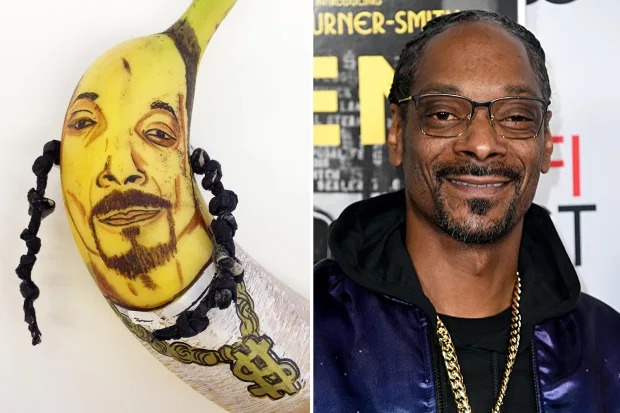 Фотография: Талантливая художница вырезает портреты знаменитостей на… бананах №4 - BigPicture.ru