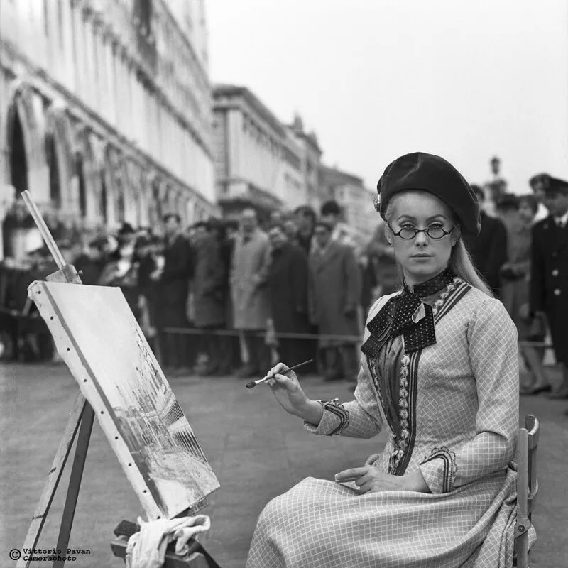 Фотография: Редкие фотографии знаменитостей из Венеции 50-60-х годов №3 - BigPicture.ru