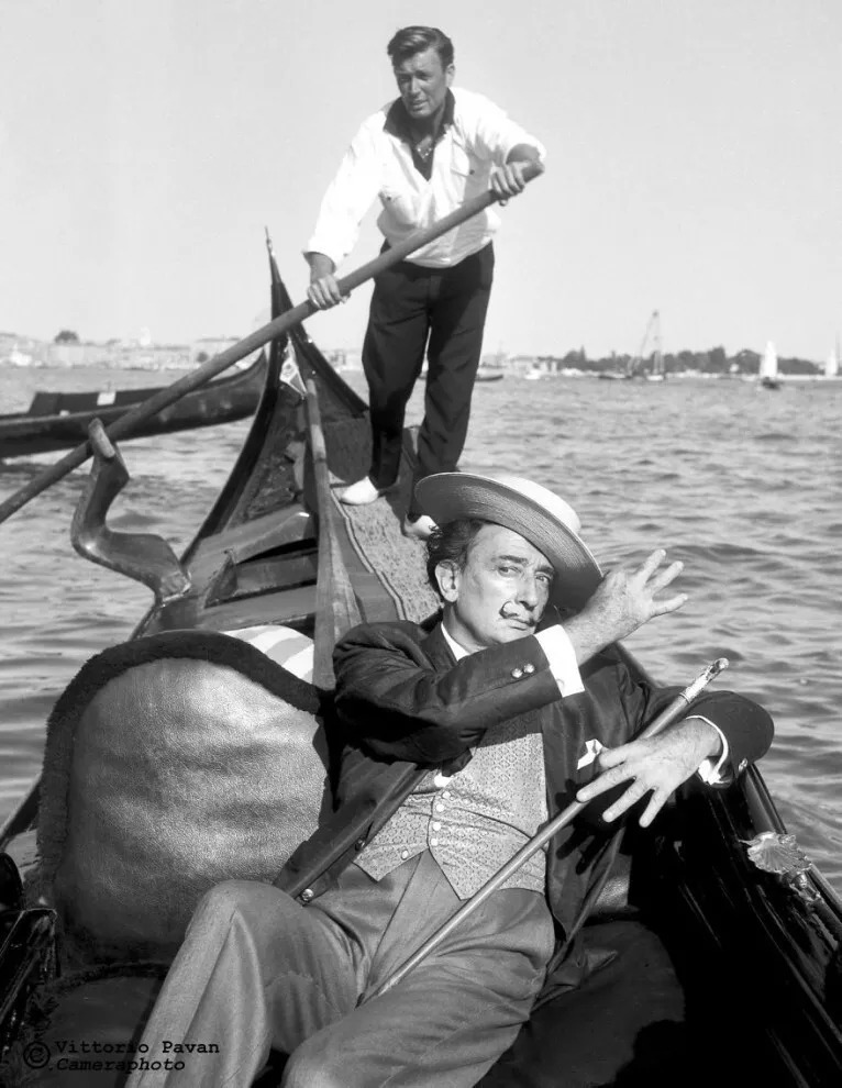 Фотография: Редкие фотографии знаменитостей из Венеции 50-60-х годов №4 - BigPicture.ru