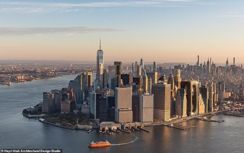 Фотография: Турецкие архитекторы предлагают построить на Манхэттене необычную высотку №5 - BigPicture.ru