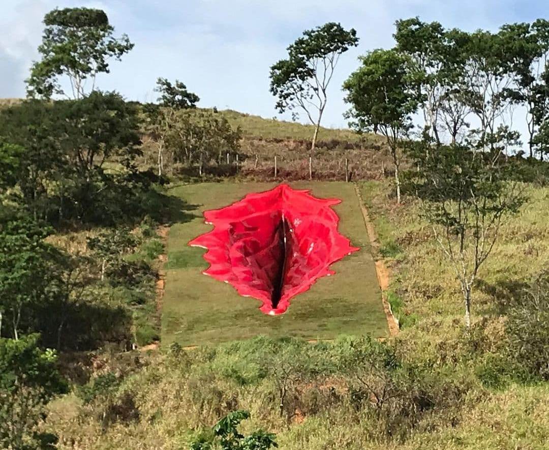 Фотография: В Бразилии установили 33-метровую вагину, скандальный арт-объект глубиной 6 метров №1 - BigPicture.ru
