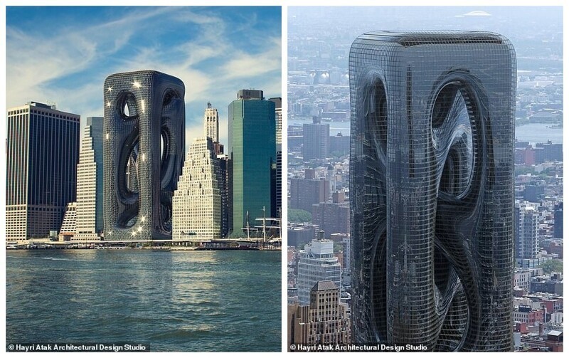 Фотография: Турецкие архитекторы предлагают построить на Манхэттене необычную высотку №3 - BigPicture.ru