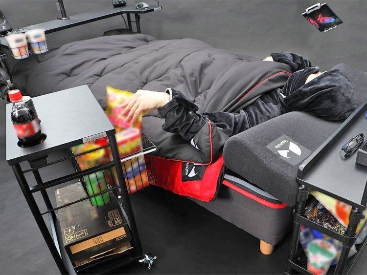 Фотография: Как выглядит идеальная кровать для истинных геймеров от японской компании №4 - BigPicture.ru