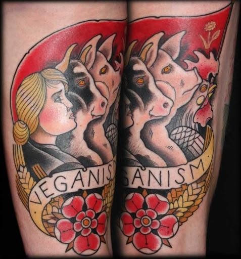 Фотография: 22 татуировки для веганов и вегетарианцев №12 - BigPicture.ru