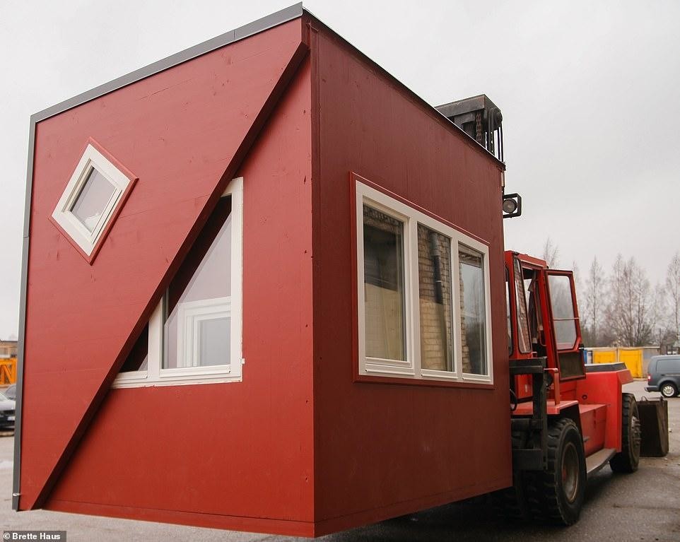 Фотография: Складные дома-оригами: оригинальное жилище от латвийского стартапа №2 - BigPicture.ru