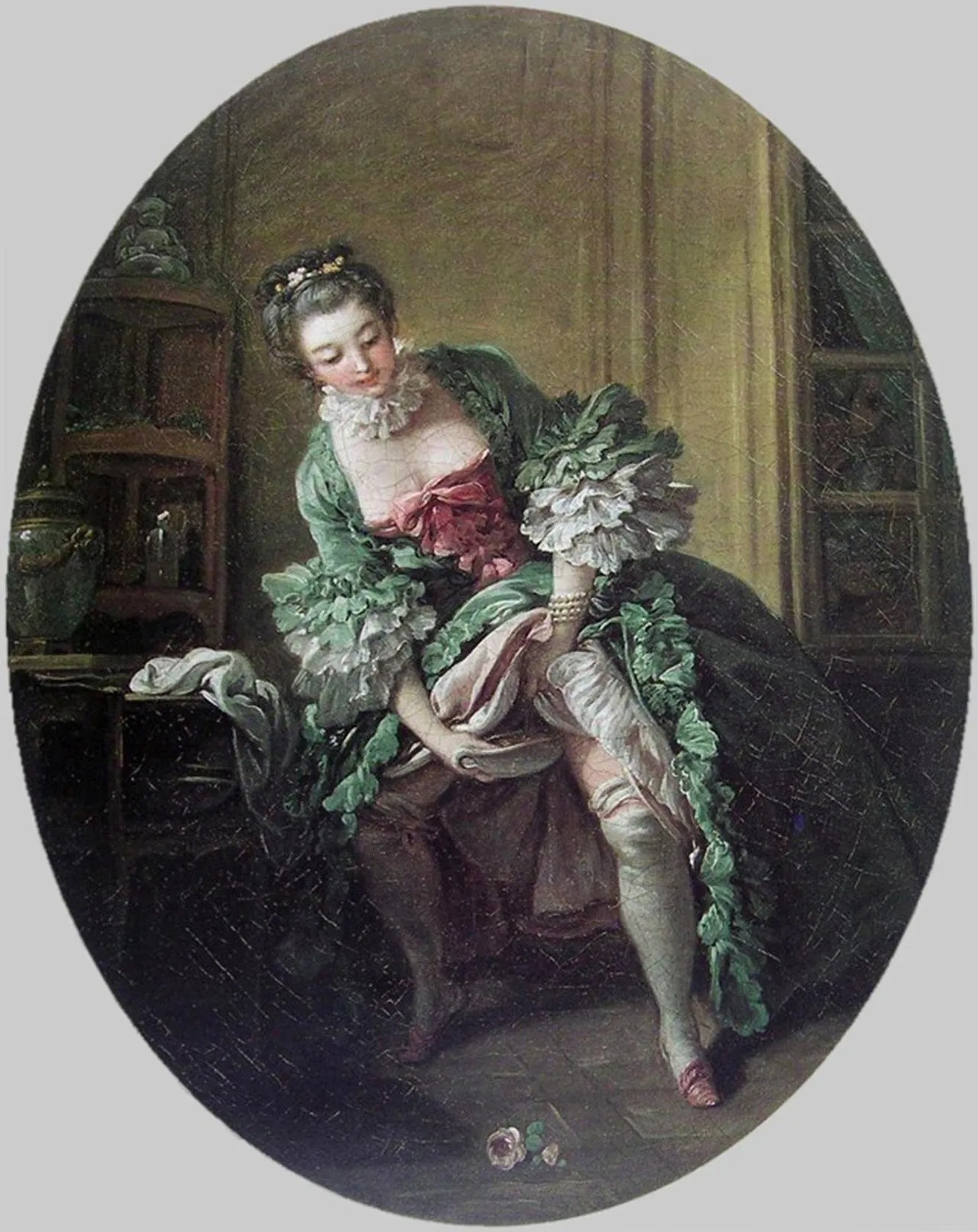 Франсуа Буше интимный туалет 1760-е