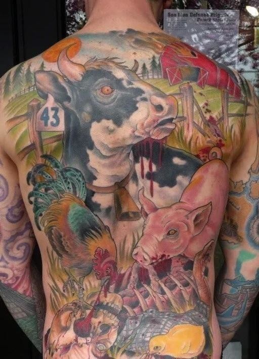 Фотография: 22 татуировки для веганов и вегетарианцев №21 - BigPicture.ru