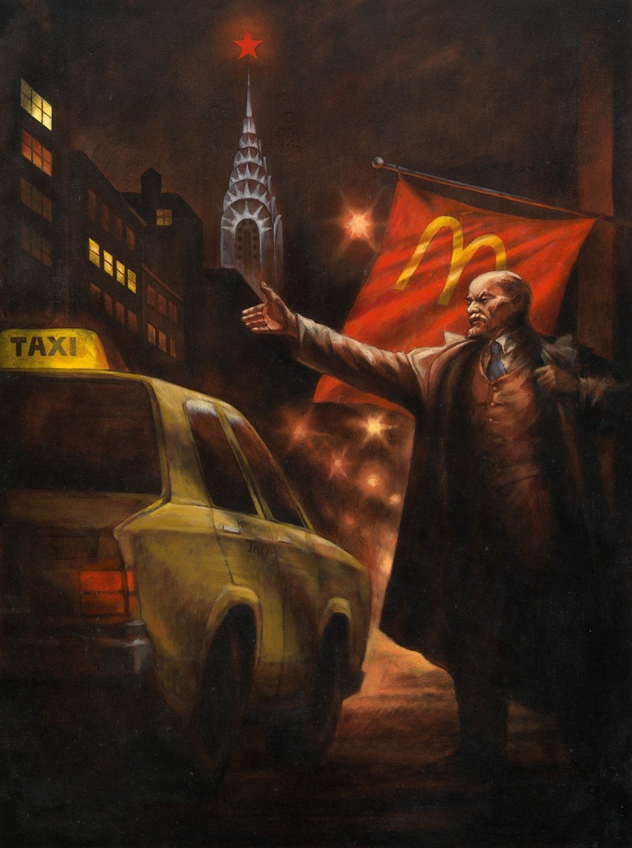 Фотография: От Ленина до Путина: как современное искусство изображает российских лидеров №2 - BigPicture.ru