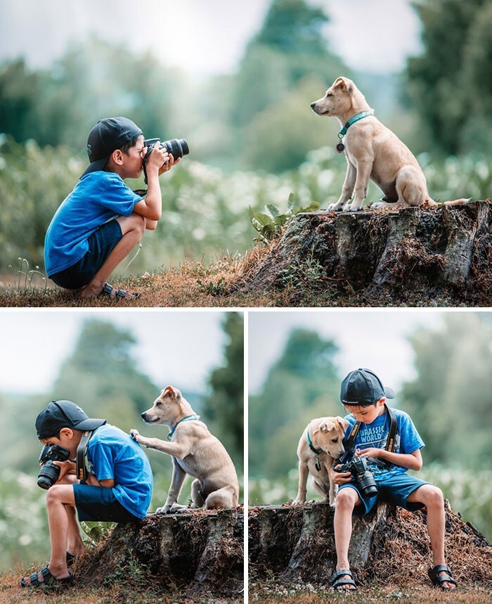Фотография: 35 трогательных доказательств того, что собака — лучший друг для ребенка №6 - BigPicture.ru