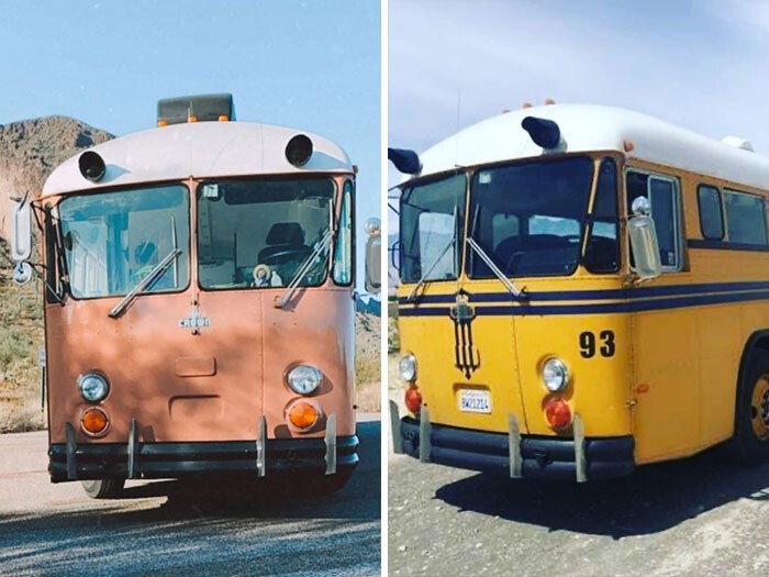Фотография: Две лесбиянки из США купили старый школьный автобус и превратили его в дом на колесах №2 - BigPicture.ru