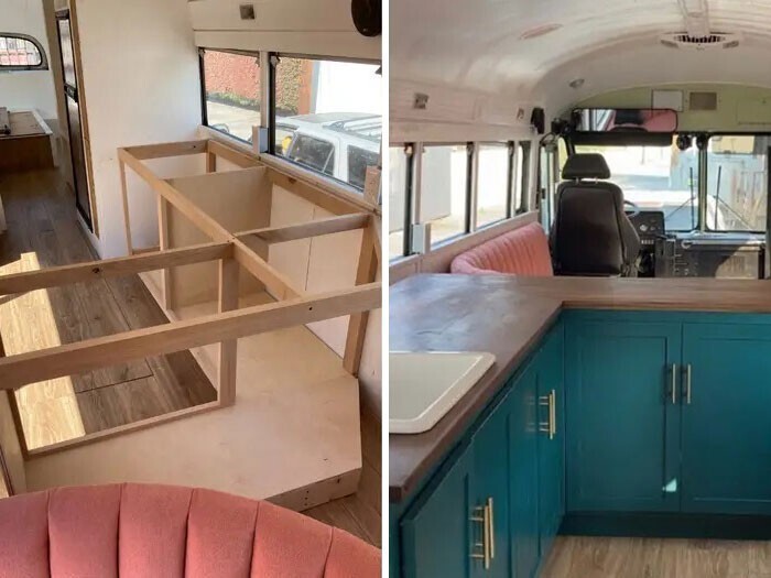 Фотография: Две лесбиянки из США купили старый школьный автобус и превратили его в дом на колесах №6 - BigPicture.ru