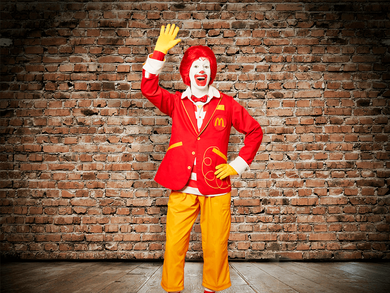 Тайна Рональда Макдональда или Что скрывает маскот сети ресторанов McDonalds