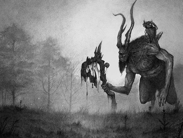 Фотография: Тени и мистические существа французского художника Оливье Виллуана №8 - BigPicture.ru