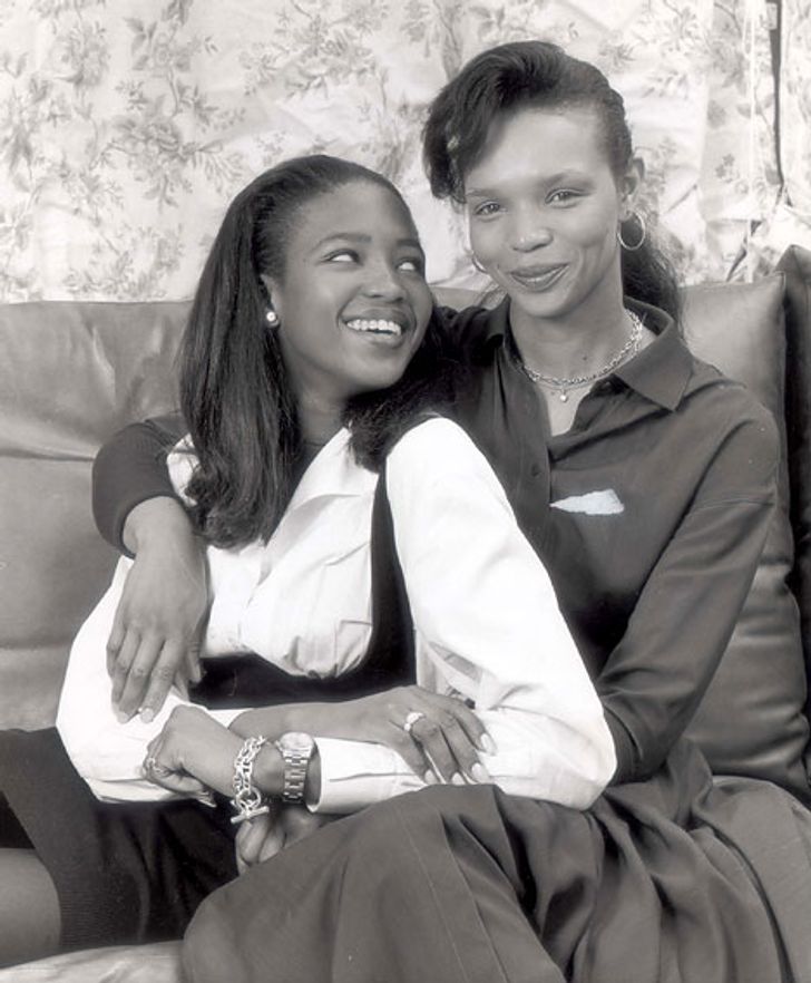 Наоми Кемпбелл и ее мама, уроженка Ямайки Валери Моррис