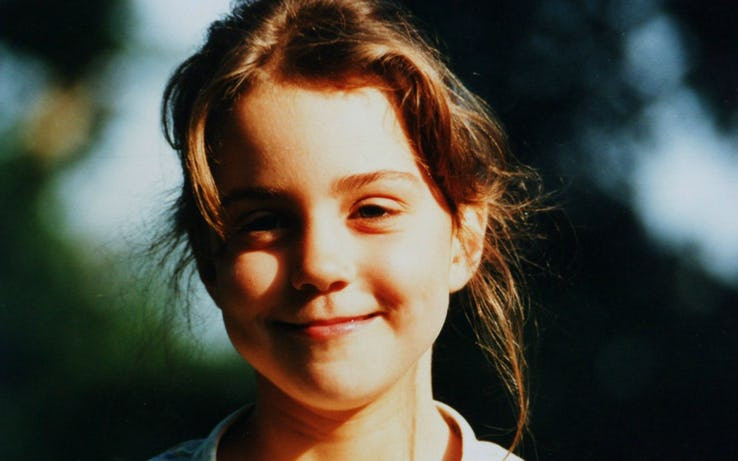 Кейт Миддлтон в детстве пять лет детское фото семья