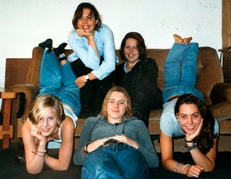 Кейт Миддлтон с подругами студенческие годы дружба университет