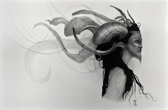 Фотография: Тени и мистические существа французского художника Оливье Виллуана №13 - BigPicture.ru
