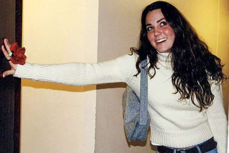 Кейт Миддлтон первокурсница университет молодая красивая