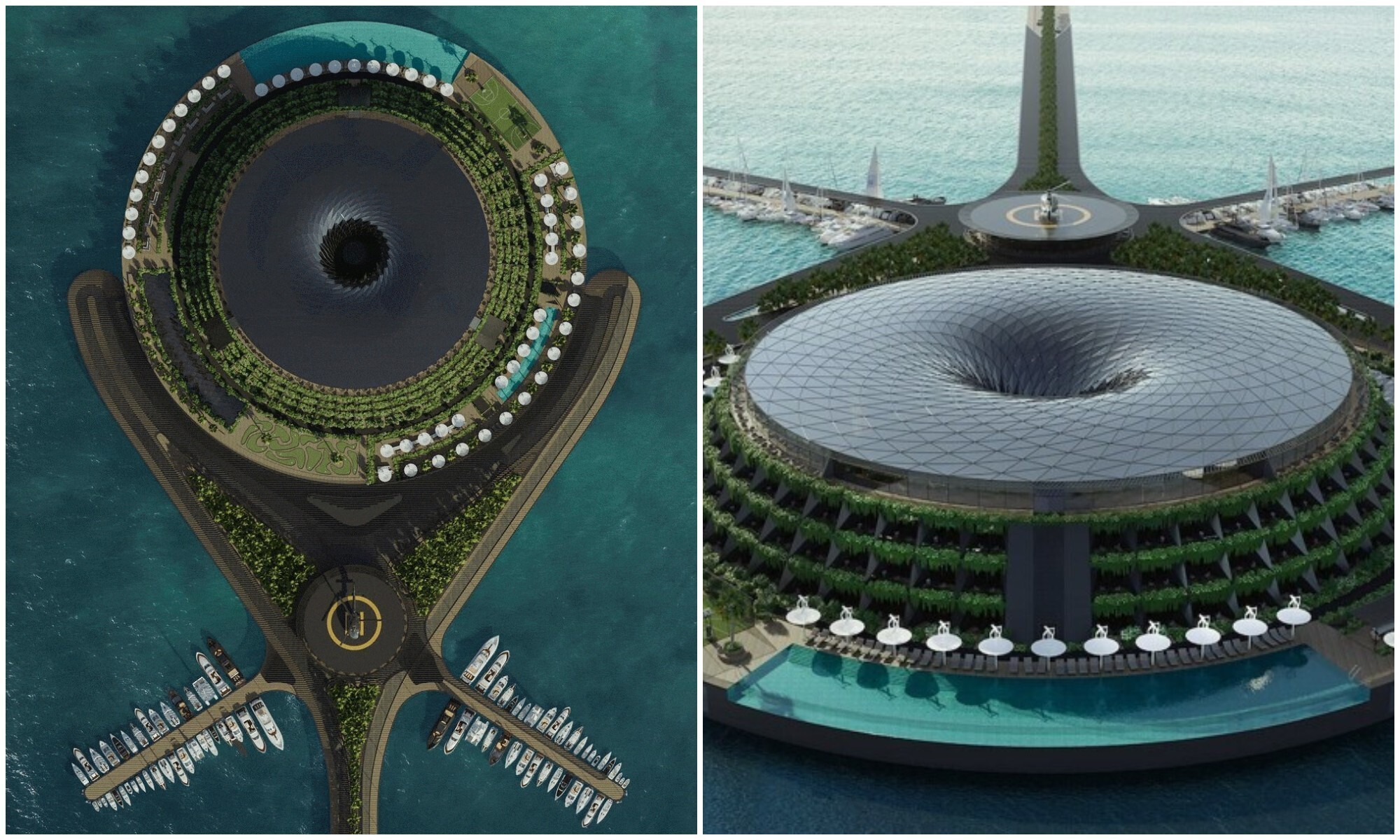 Турецкие архитекторы создали плавающий и вращающийся экоотель