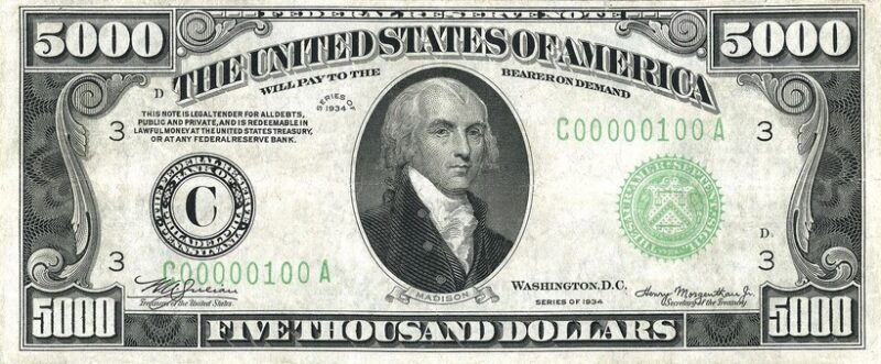 bigpicture ru us 5000 1934 federal reserve note