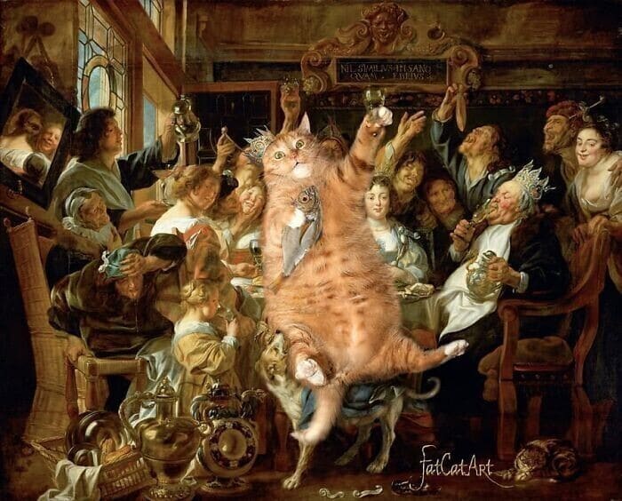 Фотография: Заратустра – питерский кот, который стал частью шедевров мирового искусства №15 - BigPicture.ru
