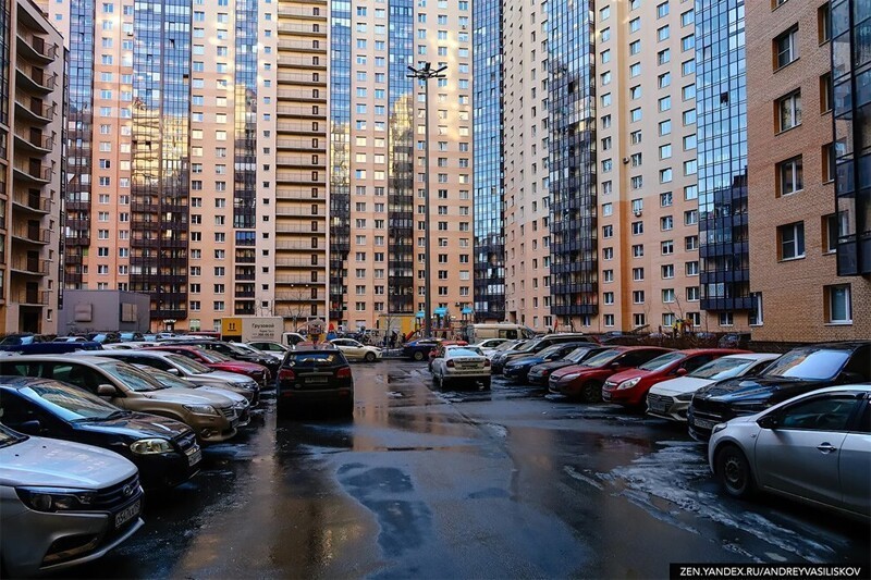 Фотография: 35 подъездов, 3708 квартир: как выглядит человейник-гигант в Санкт-Петербурге №8 - BigPicture.ru