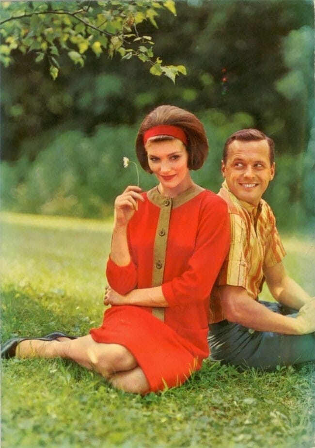 Романтические фотографии пар из 1960-х годов