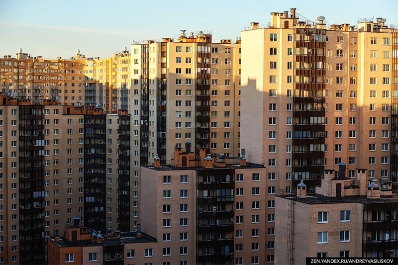 Фотография: 35 подъездов, 3708 квартир: как выглядит человейник-гигант в Санкт-Петербурге №5 - BigPicture.ru