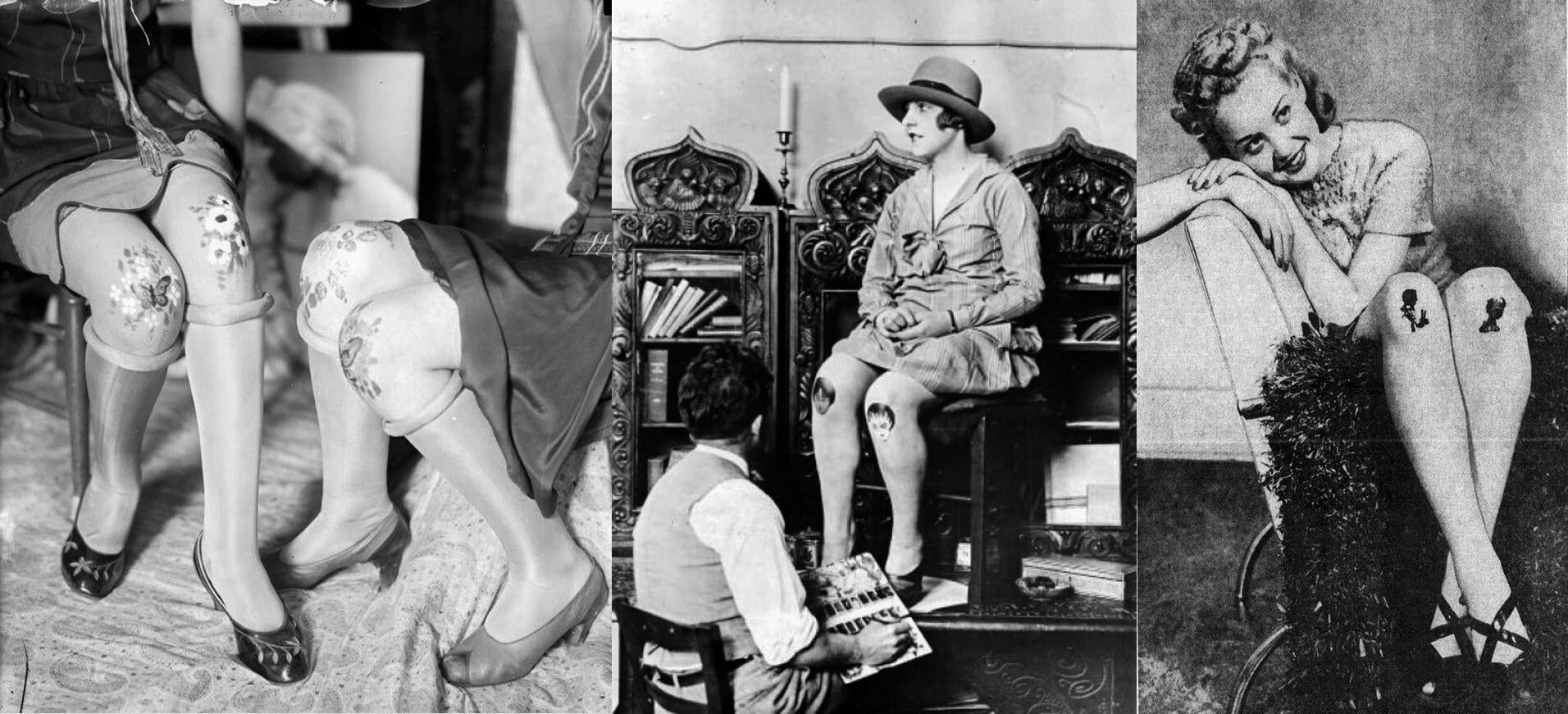 Фотография: Раскрашенные колени – забытый модный тренд 1920-х годов №4 - BigPicture.ru