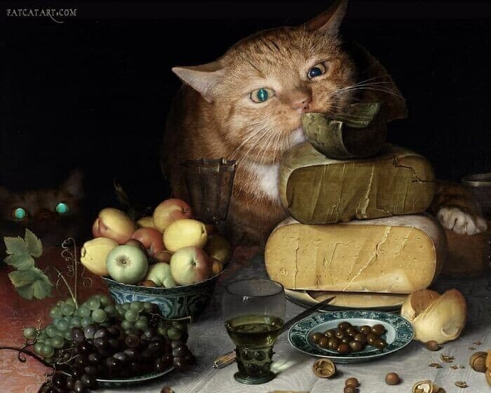 Фотография: Заратустра – питерский кот, который стал частью шедевров мирового искусства №13 - BigPicture.ru