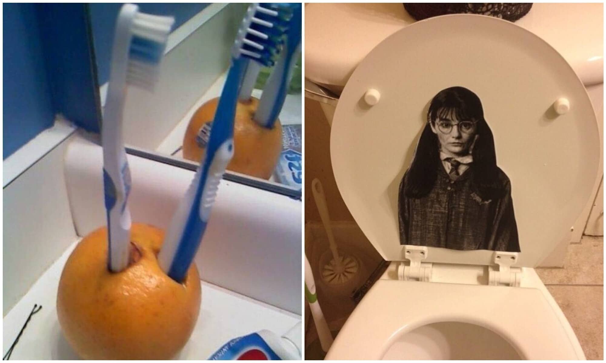 Фотография: 30 странных предметов, которые девушки нашли в мужских ванных и туалетах №1 - BigPicture.ru