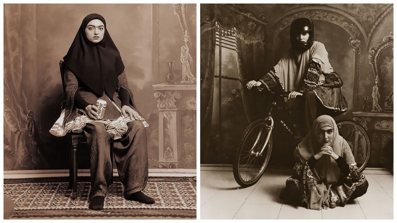 Фотопортреты иранских красавиц в стиле 19 века
